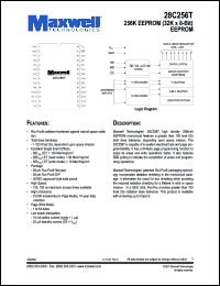 datasheet for 28C256TRT2DB15 by 