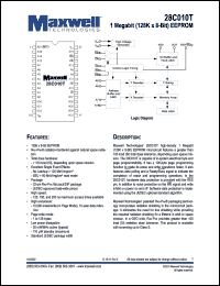 datasheet for 28C010TRT4DS15 by 