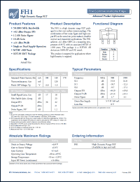 datasheet for FH1 by Watkins-Johnson (WJ) Company