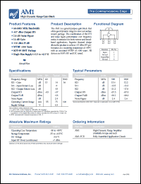 datasheet for AM1-PCB by Watkins-Johnson (WJ) Company