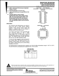 datasheet for SNJ54AHC540FK by Texas Instruments