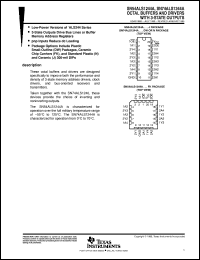 datasheet for SN54ALS1244AJ by Texas Instruments