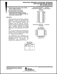 datasheet for SN54ALS244CJ by Texas Instruments