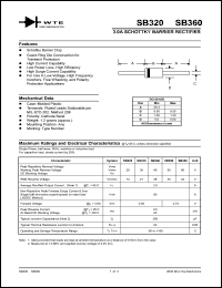 datasheet for SB330-TB by 