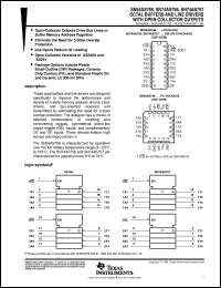 datasheet for SN54AS756J by Texas Instruments