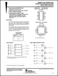 datasheet for SN54BCT125AJ by Texas Instruments