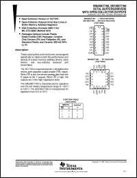 datasheet for SN54BCT760J by Texas Instruments
