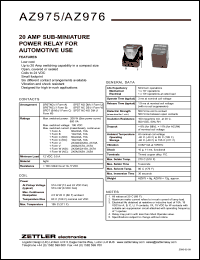 datasheet for AZ975-1B-24D by 