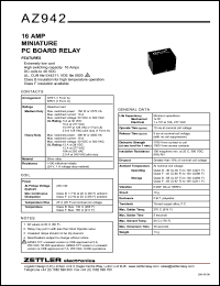 datasheet for AZ942-1CH-24DE by 