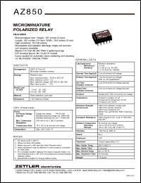 datasheet for AZ850-5 by 