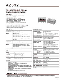 datasheet for AZ832-2C-9DSE by 