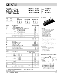 datasheet for MEK95-06DA by 