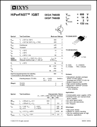 datasheet for IXGA7N60B by 