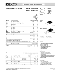 datasheet for IXGH35N120B by 