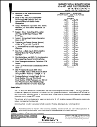 datasheet for SNJ54LVTH162244WD by Texas Instruments