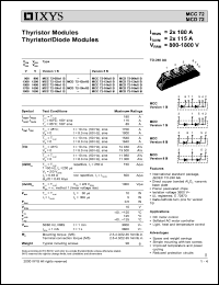 datasheet for MCD72-14IO8B by 