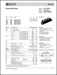 datasheet for MDD56-14N1B by 