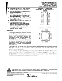 datasheet for SN74ABT240ADWR by Texas Instruments