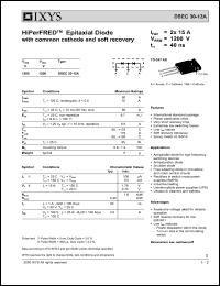 datasheet for DSEC30-12A by 