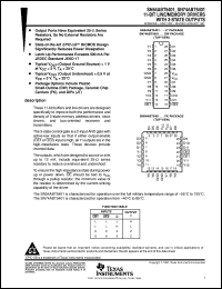 datasheet for SN74ABT5401DWR by Texas Instruments