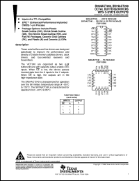 datasheet for SN74ACT240DBLE by Texas Instruments