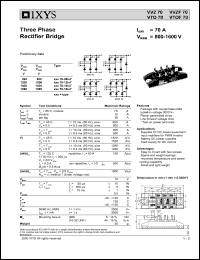 datasheet for VTOF70-08IO7 by 