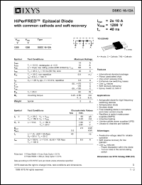 datasheet for DSEC16-12A by 