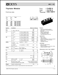 datasheet for MCC122-16IO1 by 