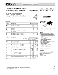 datasheet for IXKR40N60C by 