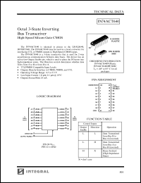 datasheet for IN74ACT640DW by 