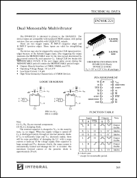 datasheet for IN74HC221N by 