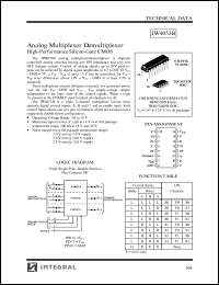 datasheet for IW4053BN by 