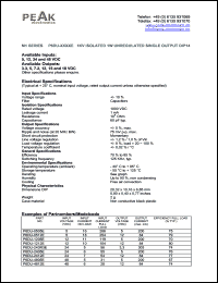 datasheet for P6DU-1205E by 