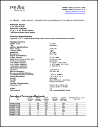 datasheet for P6MU-2405E by 