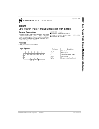 datasheet for 100371MW8 by 