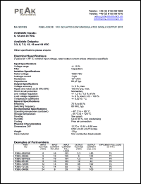 datasheet for P3BU-057R2E by 