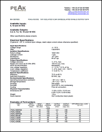 datasheet for P3AU-053R3E by 