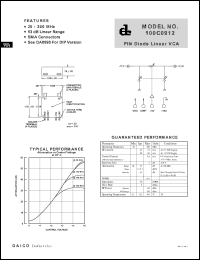 datasheet for 100C0912 by 