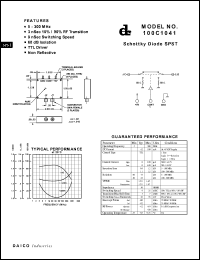 datasheet for 100C1041 by 