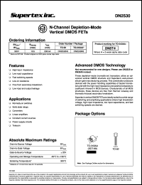 datasheet for 2N2530N3 by 