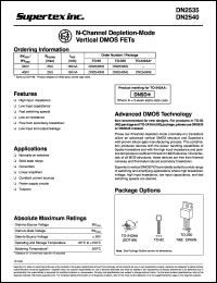 datasheet for 2N2535N3 by 