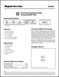 datasheet for DN3525NW by 