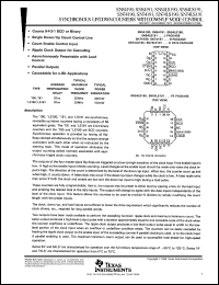 datasheet for SN54LS190 by Texas Instruments