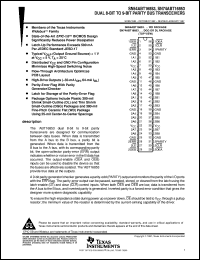 datasheet for SN74ABT16853DGGR by Texas Instruments