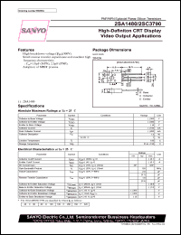 datasheet for 2SC3790 by SANYO Electric Co., Ltd.