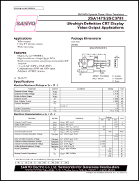 datasheet for 2SC3781 by SANYO Electric Co., Ltd.