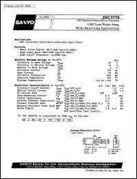 datasheet for 2SC3779 by SANYO Electric Co., Ltd.