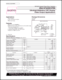 datasheet for 2SC3780 by SANYO Electric Co., Ltd.