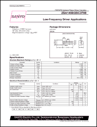 datasheet for 2SA1450 by SANYO Electric Co., Ltd.
