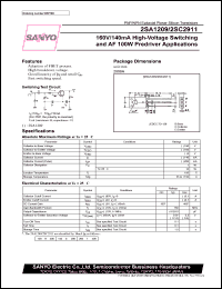 datasheet for 2SA1209 by SANYO Electric Co., Ltd.